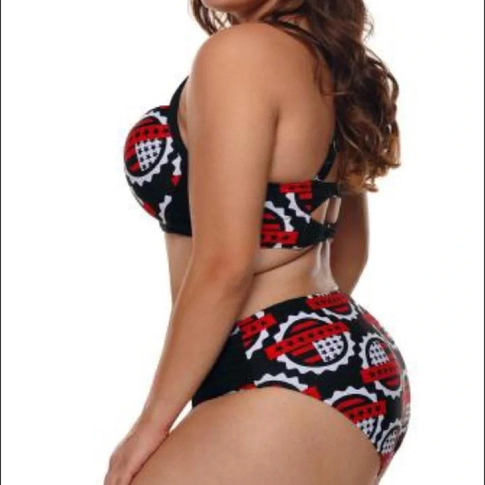 COPY - COPY - Plus Size Two Two Piece Bikini set - Picture 4 of 6